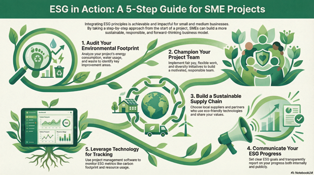 Title: 5 ways to align your SME project management with ESG guidelines