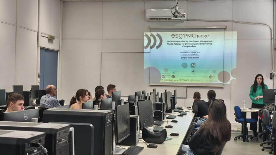 Empowering Future Project Leaders: ESG4PMChange Presented at the University of Thessaly
