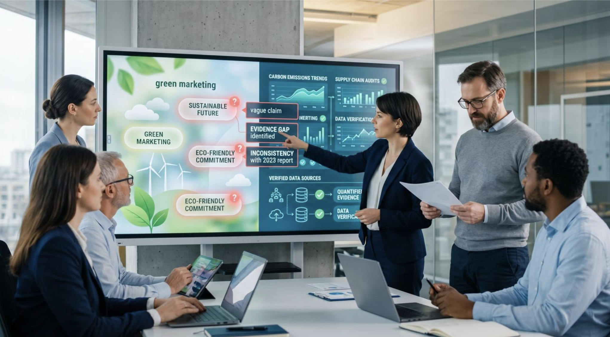 Can AI Help Project Teams Avoid Greenwashing?