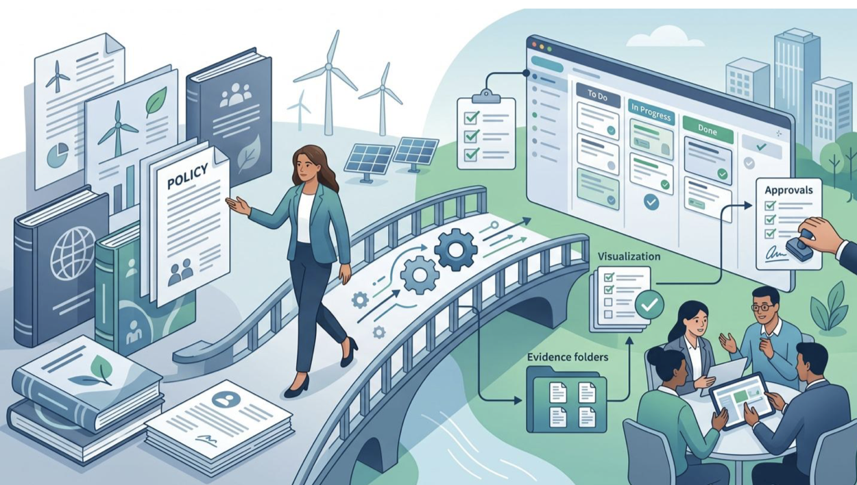 From EU Regulation to Daily Project Tasks: Translating ESG into Workflows